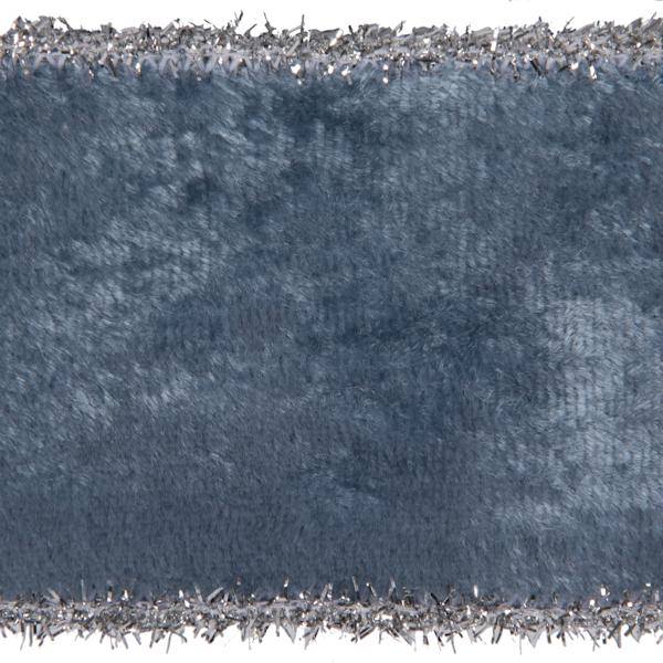 2.5"x15' Turquoise Viscose Velvet Ribbon 2