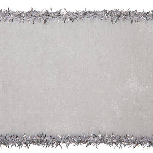 2.5"x15' Ivory Viscose Velvet Ribbon 2