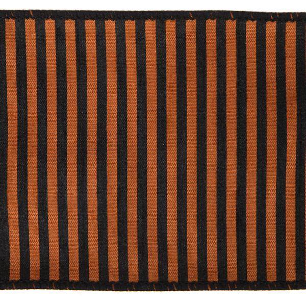 4"x30' Orange Striped Halloween Ribbon 2