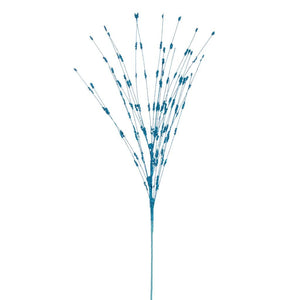 36" Artificial Turquoise Berry Glitter Spray (6 Pack) 1