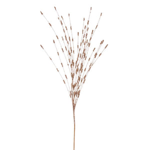 36" Artificial Rose Gold Berry Glitter Spray (6 Pack) 1