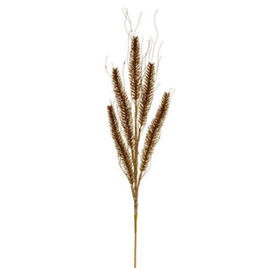 30" Artificial Gold Wheat Glitter Spray (6 Pack) 1