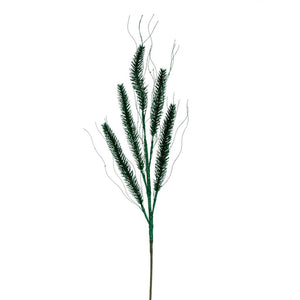 30" Artificial Seafoam Wheat Glitter Spray (6 Pack) 1
