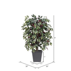 4' Artificial Capensia Bush 3