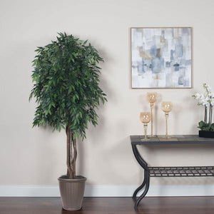 6' Artificial Executive Green Smilax Tree 3