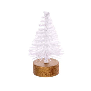 3" / 5" / 7" White Sisal Bottle Brush Tree Set (3 Pack) 2