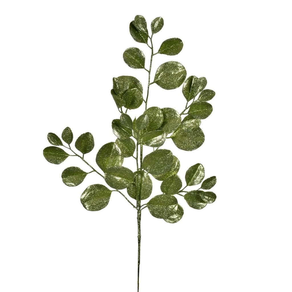 25" Artificial Lime Dogwood Glitter Spray (3 Pack) 1