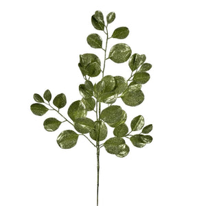 25" Artificial Lime Dogwood Glitter Spray (3 Pack) 1