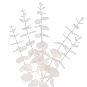 24" Artificial White Eucalyptus Snowy Wreath 2