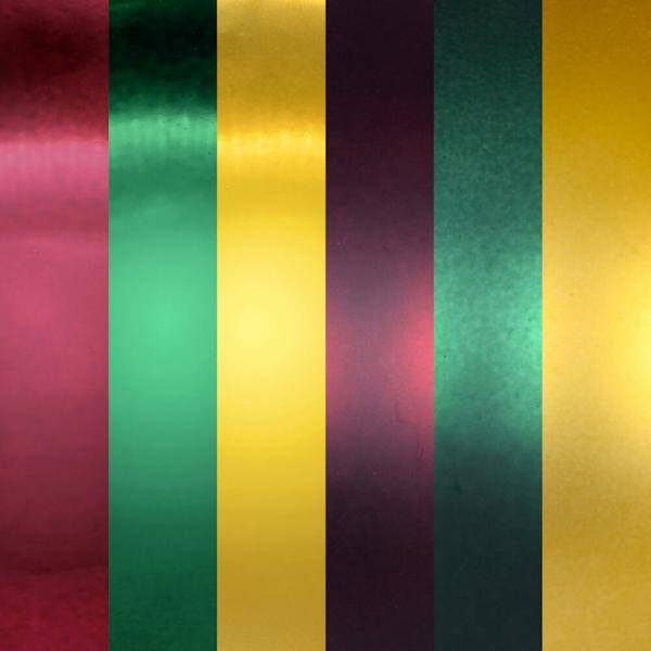 3" Burgundy / Gold / Green Ornament Assortment (12 Pack) 2