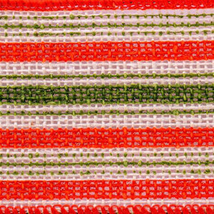 2.5"x30' Orange / Green Stripe Ribbon 2