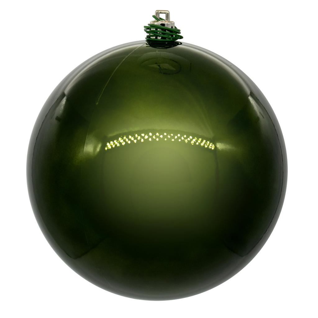 3" Juniper Pearl Ball UV Drilled Cap Ornament (12 Pack) 1