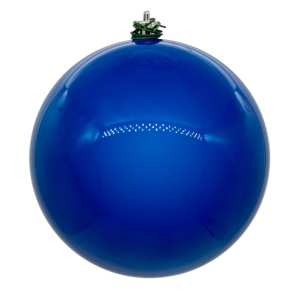 4.75" Blue Pearl Ball Ornament (4 Pack) 1
