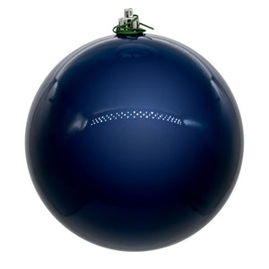 8" Midnight Blue Pearl Ball Ornament 1