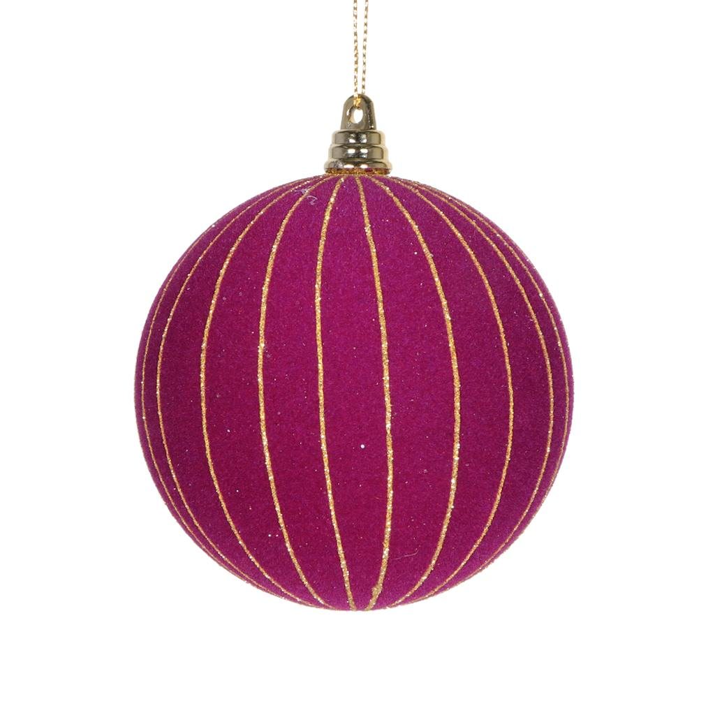 4" Dark Purple Round Ball (3 Pack) 1