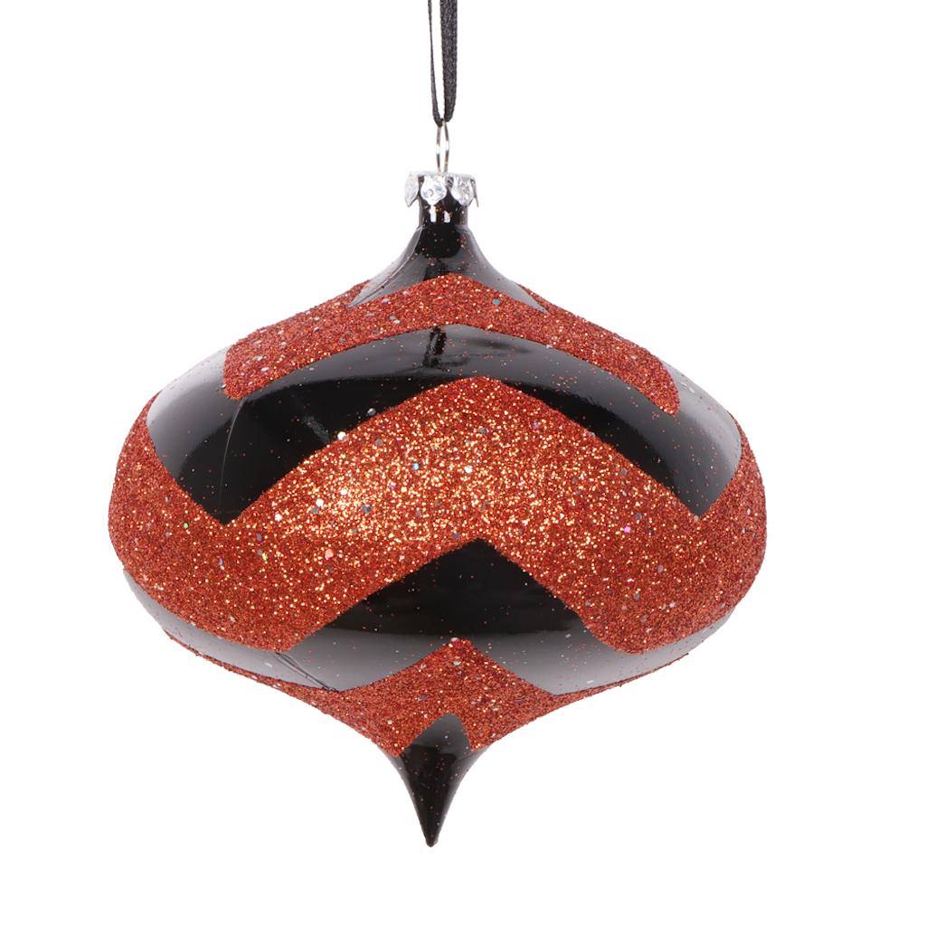 4" Black / Orange Onion (4 Pack) 1