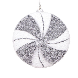 4" White / Black Swirl Flat Ball (4 Pack) 1