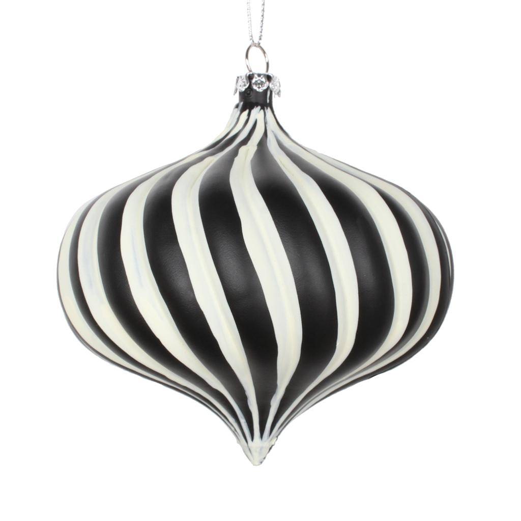 4" White / Black Matte Onion (4 Pack) 1