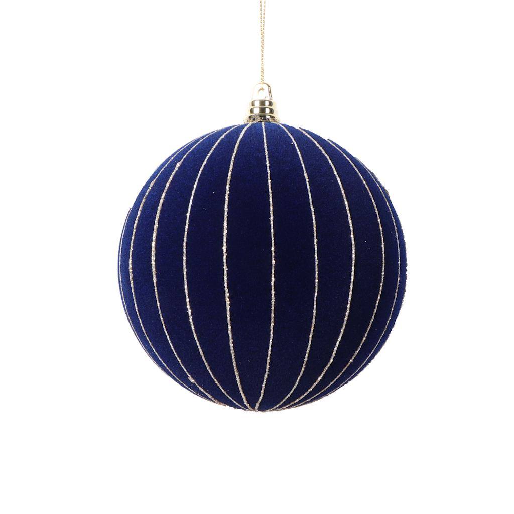 4.7" Midnight Blue Round Ornament (3 Pack) 1