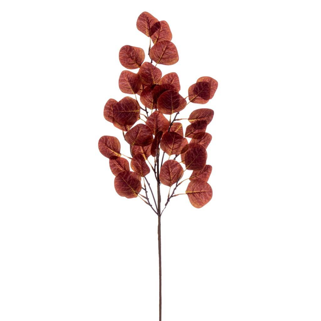 32" Artificial Dark Brown Leaf Spray (3 Pack) 1