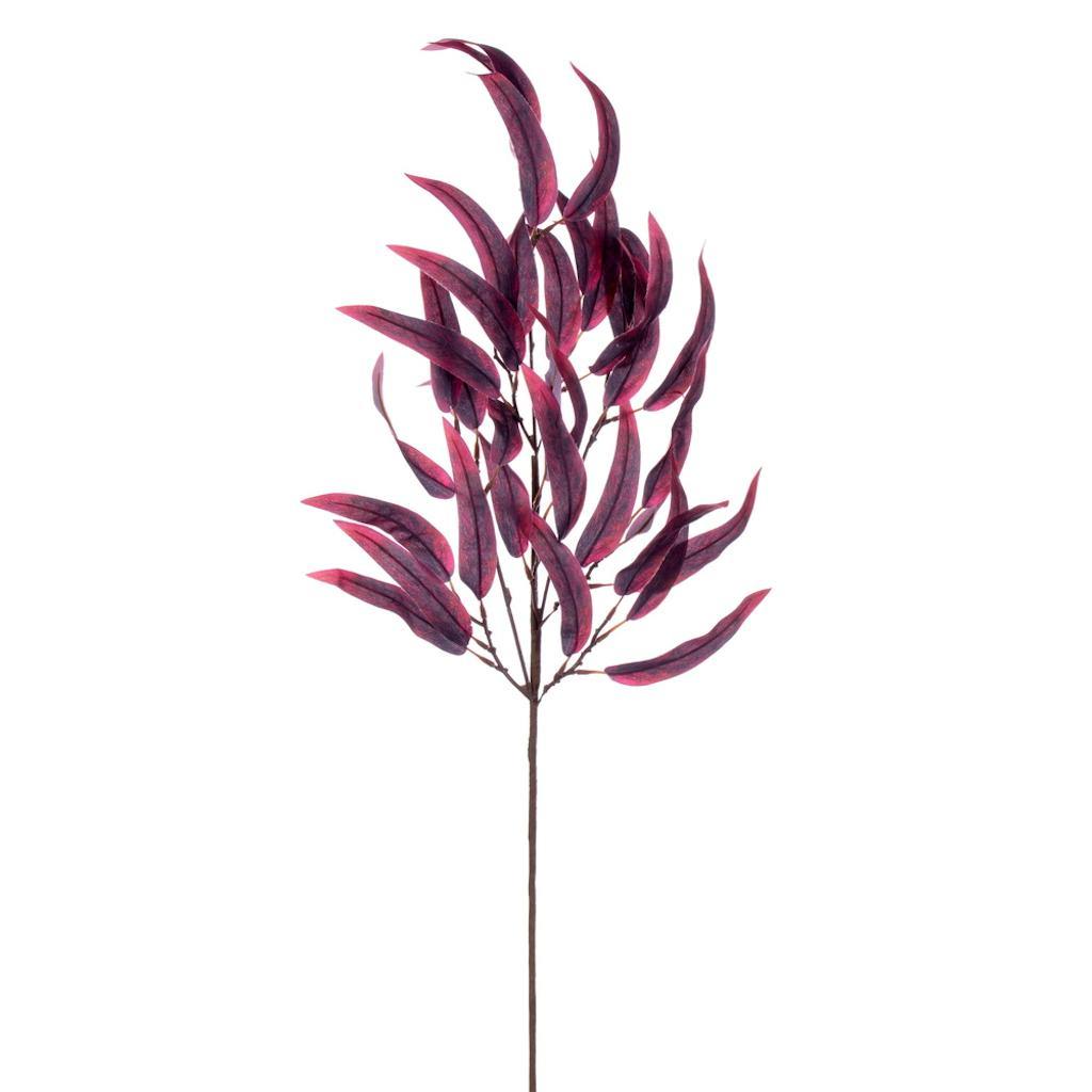 32" Artificial Burgundy Leaf Spray (2 Pack) 1