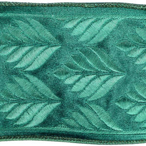 4" x 15' Teal Green Embroidery Ribbon 3