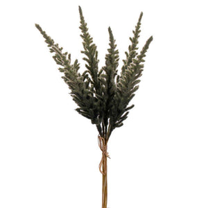 19.5" Artificial Dark Green Dried Wheat Spray (3 Pack) 1