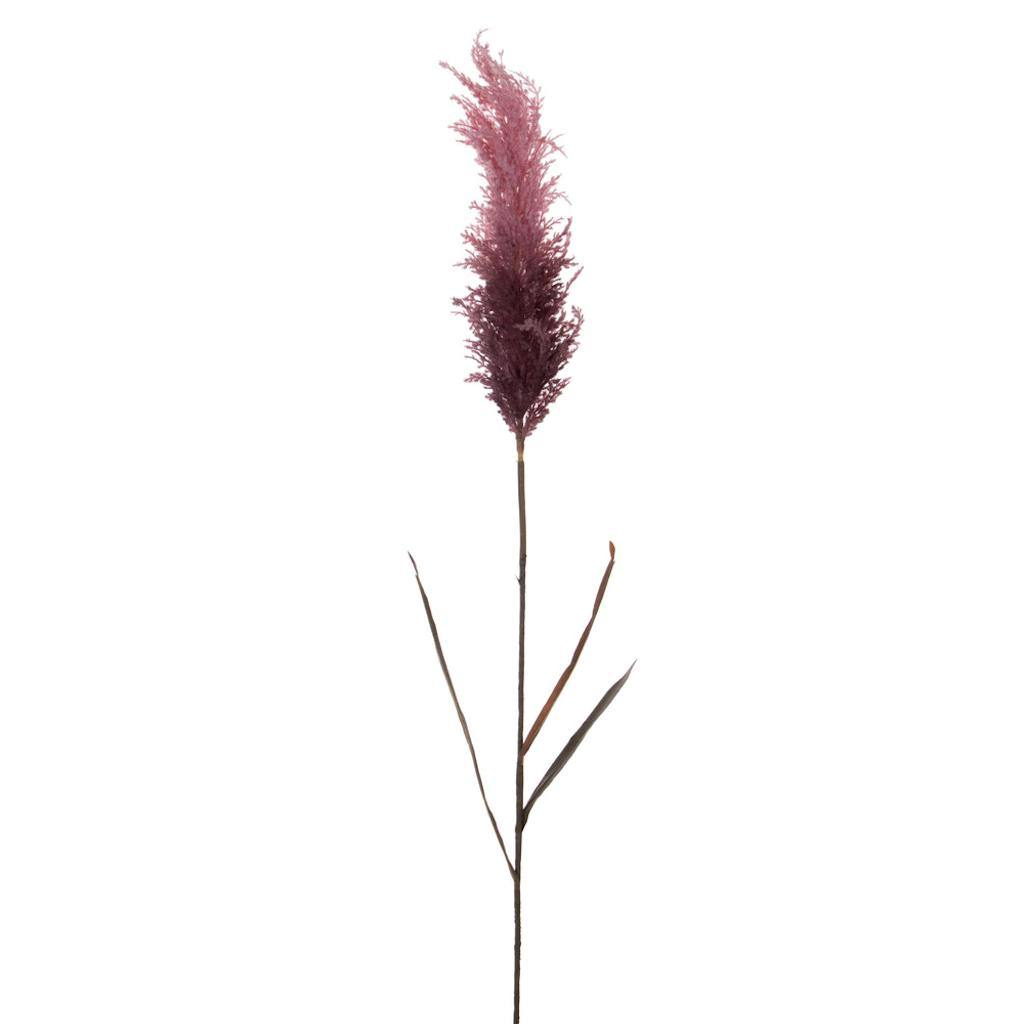 44" Artificial Pink Glitter Reed Leaf Spray (2 Pack) 1