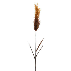 44" Artificial Dark Gold Glitter Reed Leaf Spray (2 Pack) 1