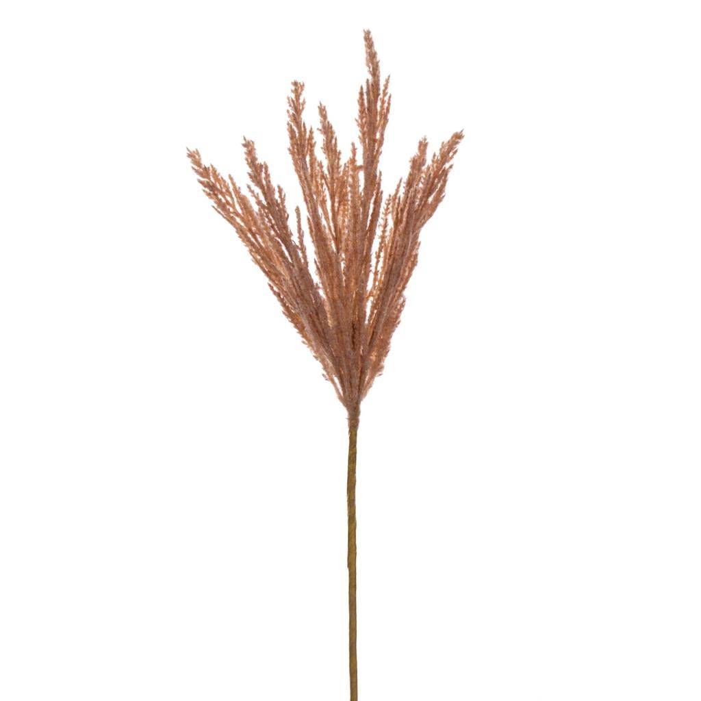 26" Artificial Light Brown Glitter Reed Spray (3 Pack) 1