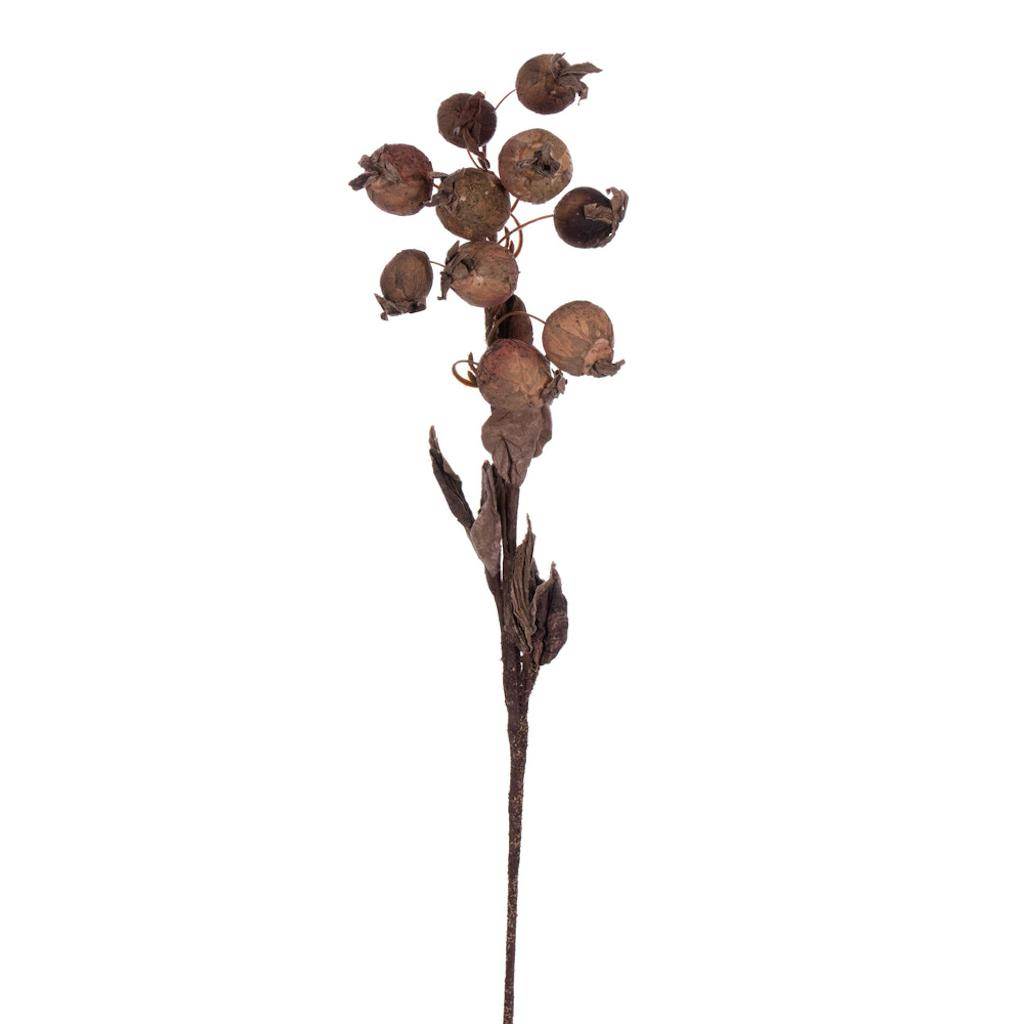 18" Artificial Rust Dried Fruit (3 Pack) 1