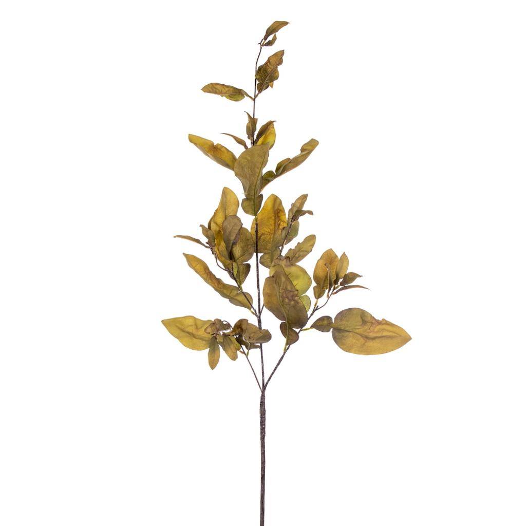 44.5" Artificial Green Dried Pomelo Leaves Spray (2 Pack) 1