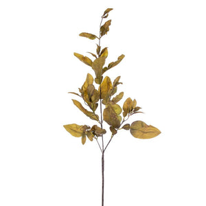 44.5" Artificial Green Dried Pomelo Leaves Spray (2 Pack) 1