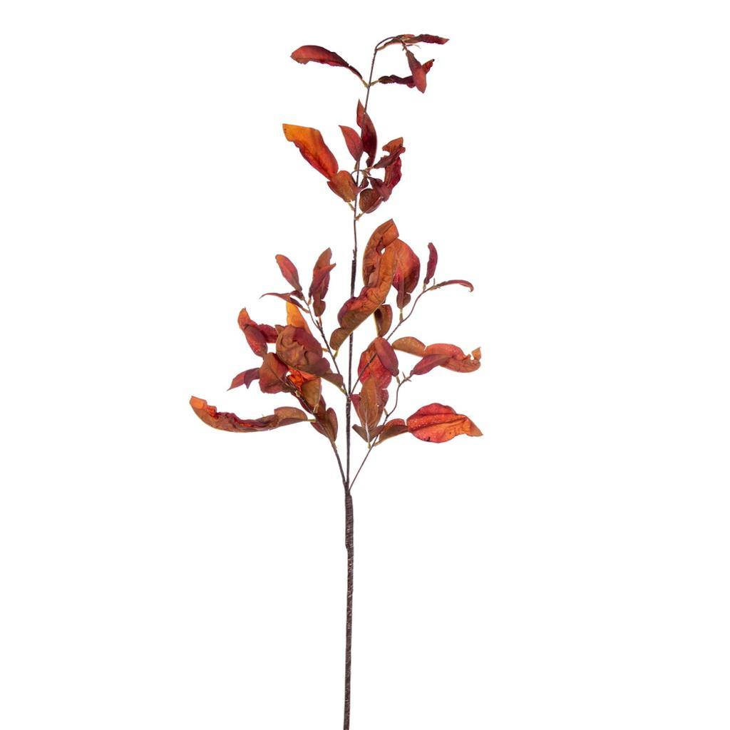 44.5" Artificial Orange Dried Pomelo Leaves Spray (2 Pack) 1