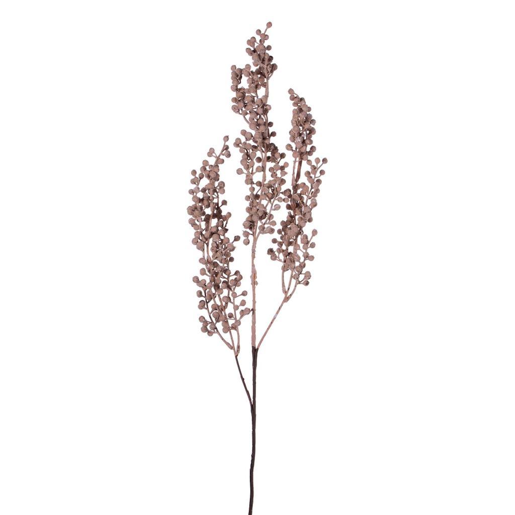 25" Artificial Light Brown Dry Wild Berry Spray (2 Pack) 1