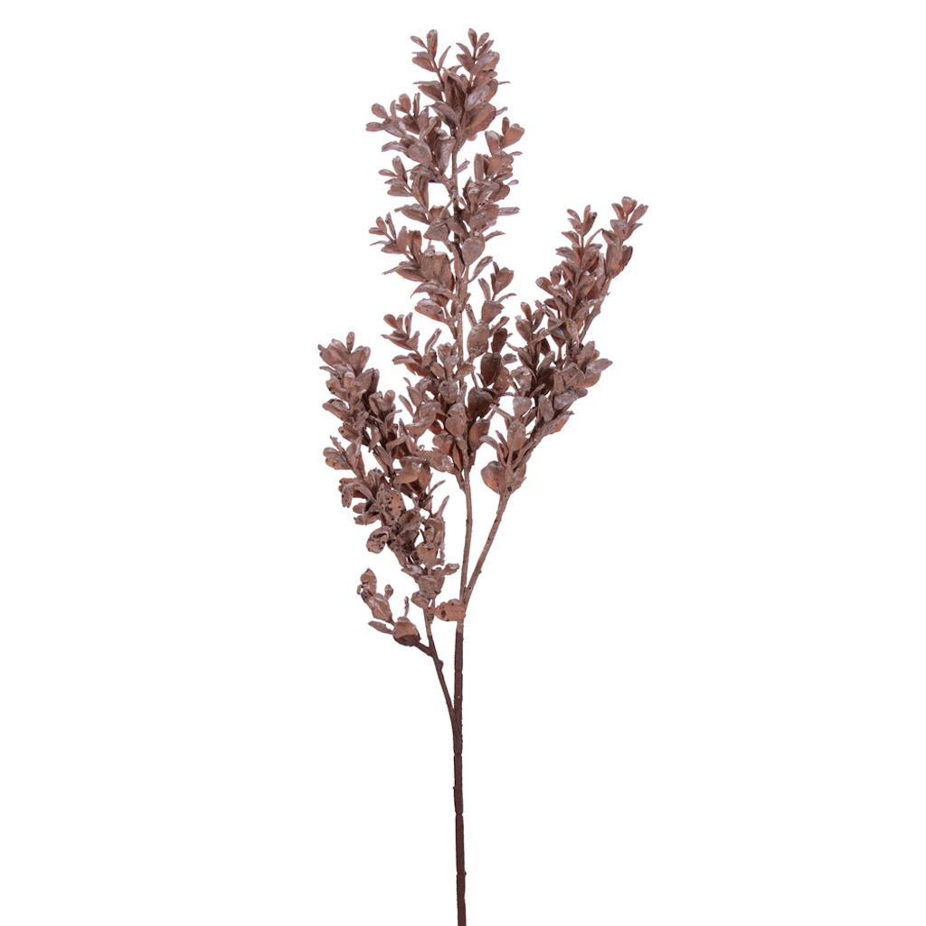 26" Artificial Light Brown Dry Boxwood Spray (2 Pack) 1