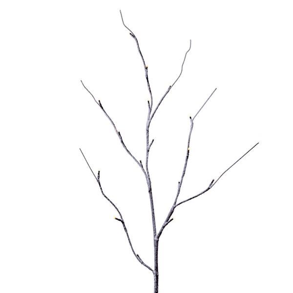 8' LED Warm White Artificial Brown Twig Tree 2
