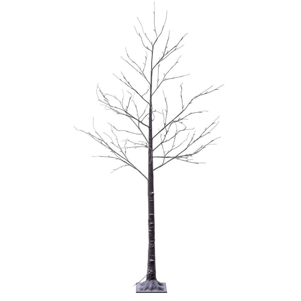 8' LED Warm White Artificial Brown Twig Tree 1