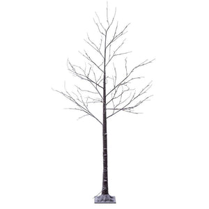8' LED Warm White Artificial Brown Twig Tree 1