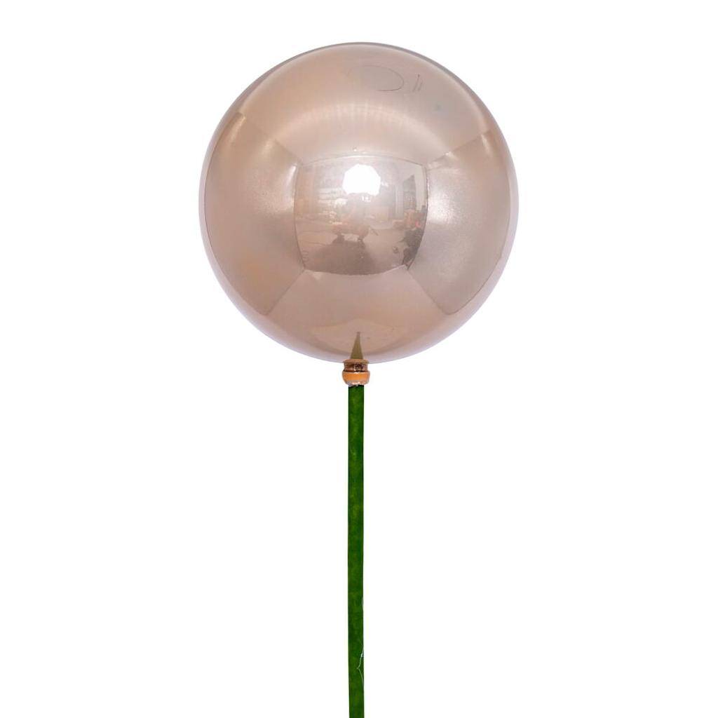 3" x 18" Oat Pearl Ball UV Coated Stick (12 Pack) 1