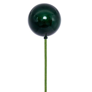 3" x 18" Midnight Green Pearl Ball UV Coated Stick (12 Pack) 1