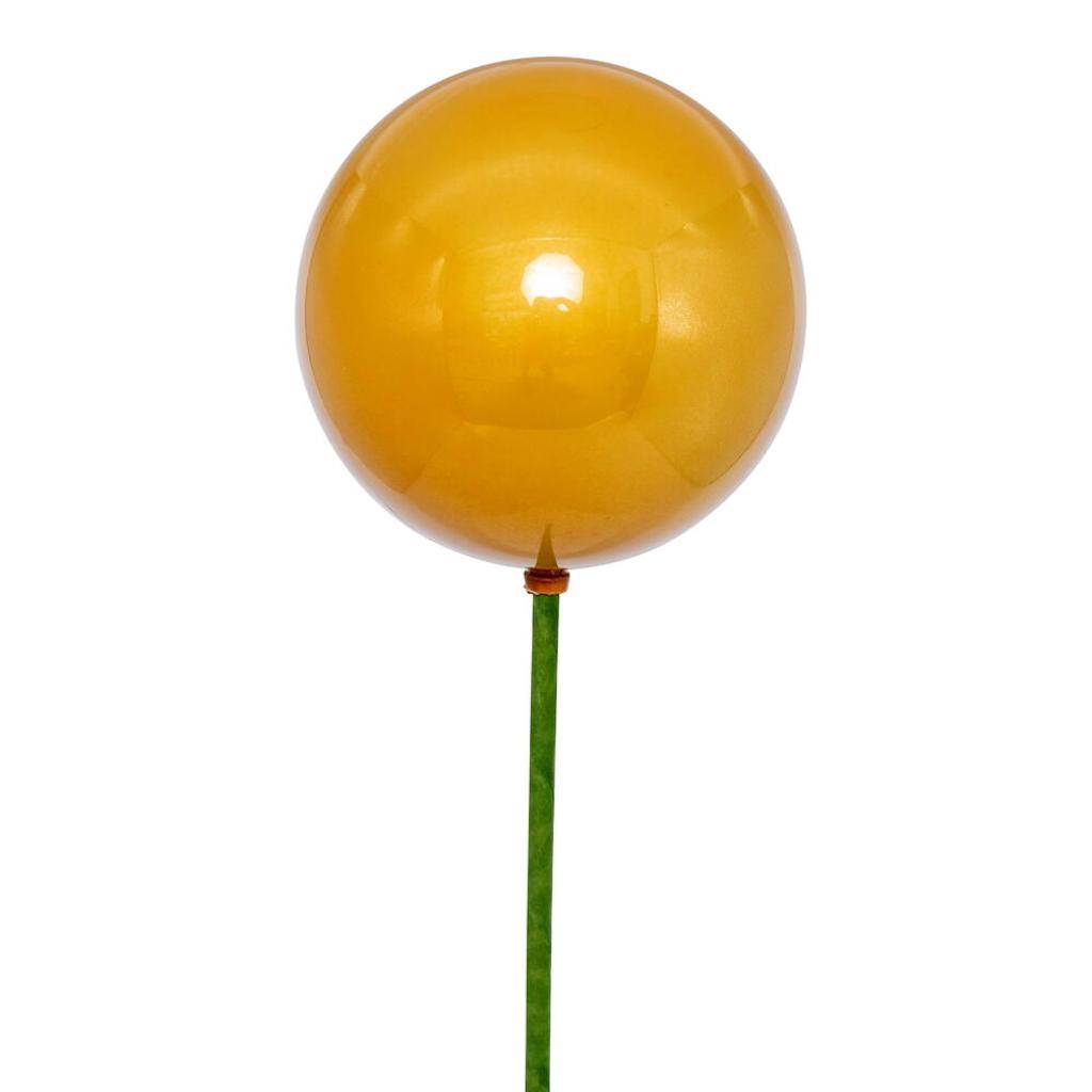 4" x 18" Gold Pearl Ball UV Coated Stick (6 Pack) 1