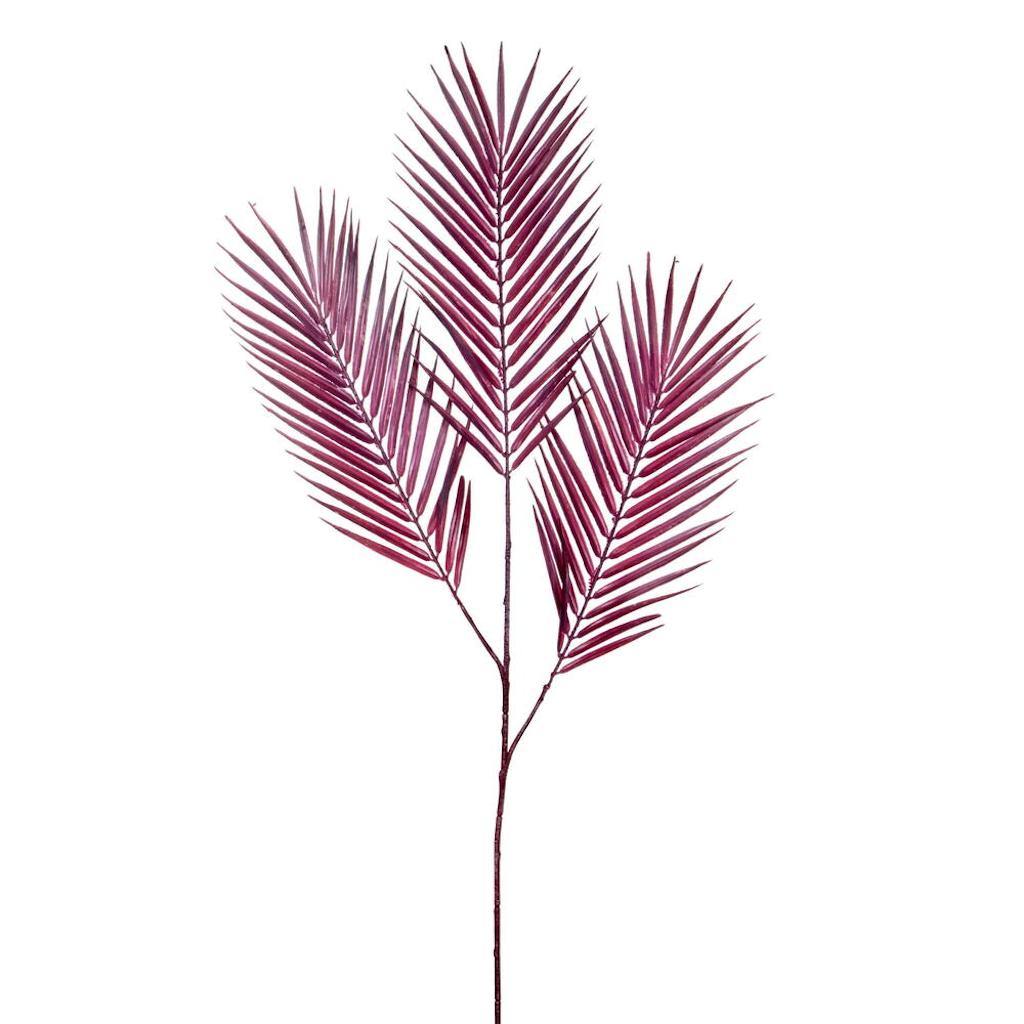 40" Artificial Purple Butterfly Palm Spray (3 Pack) 1