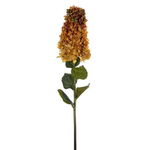 35.5" Artificial Golden Yellow Cone Hydrangea Spray (2 Pack) 1