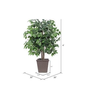 4' Artificial Ficus Bush 2