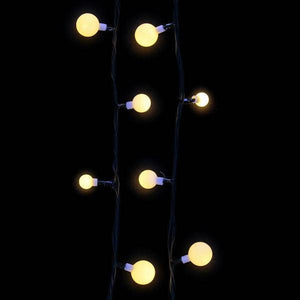 28' 100 Light Warm White Indoor/Outdoor Three Size LED Cherry Light Set 3