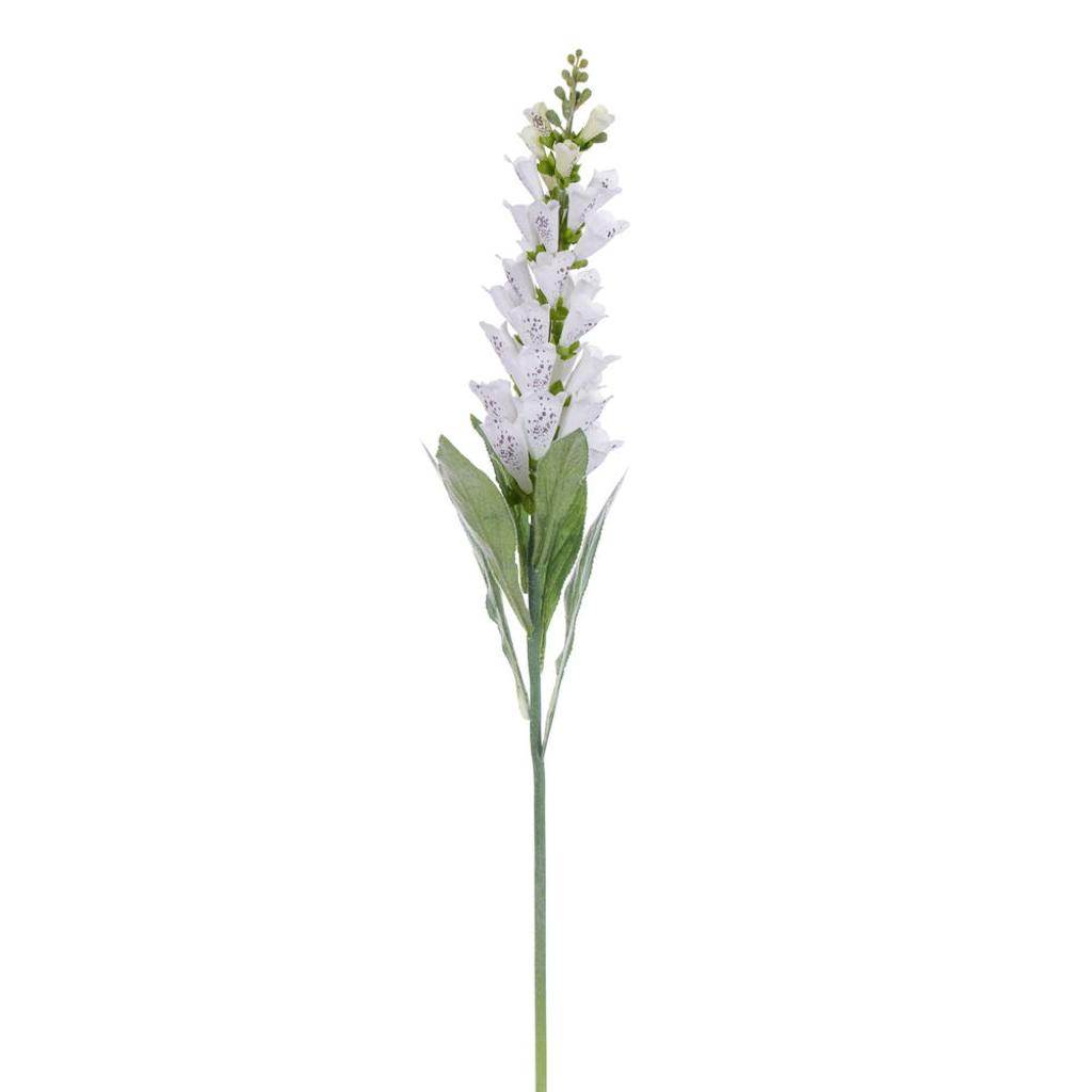 36" Artificial White Foxglove Stem 1