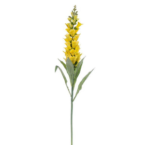 36" Artificial Yellow Foxglove Stem 1