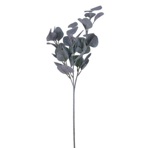 26" Artificial Frosted Green Money Leaf Spray (3 Pack) 1
