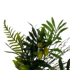 24" Artificial Mixed Olive Leaf Wreath 2